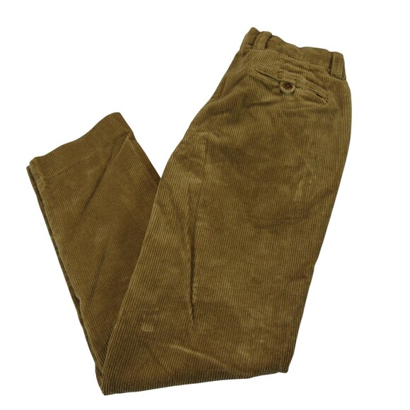 Brooks Brothers Other - Brooks Brothers Mens Corduroy Pants 32 x 32 Clark Fit Brown Stretch Cotton
